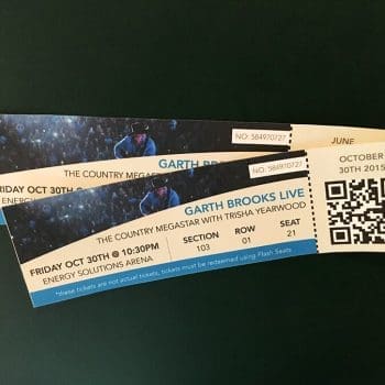 Concert Tickets Template for Pages