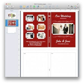 DVD Cover Template Preview