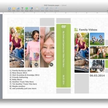 Fun Upbeat DVD Cover Template