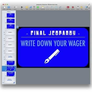 Keynote Template Final Jeopardy