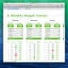 Monthly Weight Tracker Template for Numbers