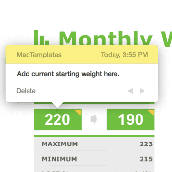 Includes helper comments