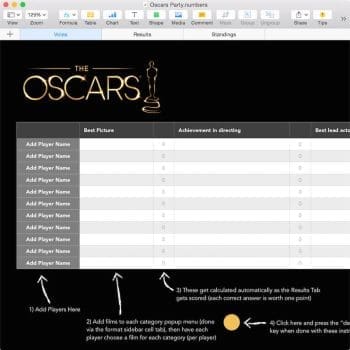 Oscar Night Blank